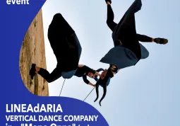 Sabato 28 e domenica 29 agosto nel cortile della torre della Rossa  le incredibili Linea d'aria vertical dance con uno spettacolo unico per 10 spettatori sdraiati